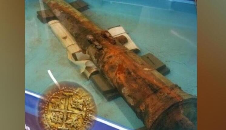 Показаны первые находки с легендарного галеона с 20 миллиардами долларов на борту