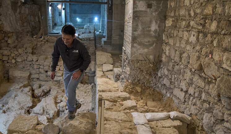В Иерусалиме археологи обнаружили неповрежденный участок древней стены