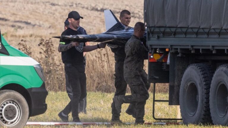 В Польше возле границы с Украиной нашли неизвестный БПЛА: полиция исключила версию контрабанды»>