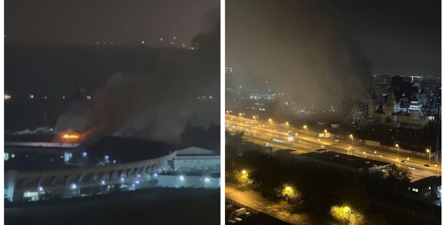 В Москве загорелось здание Измайловского Кремля (видео)»>